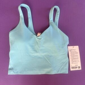 NWT Lululemon Align Tank Cyan Blue Size 4